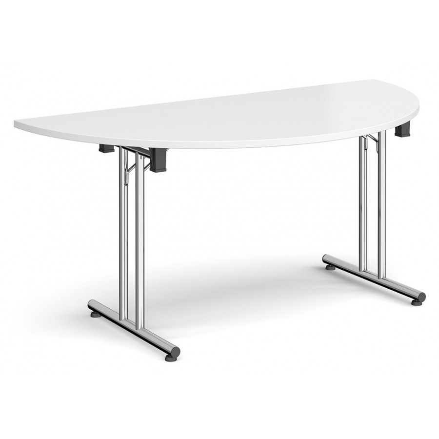 Deco Folding Leg Semi-Circular Meeting Room Table